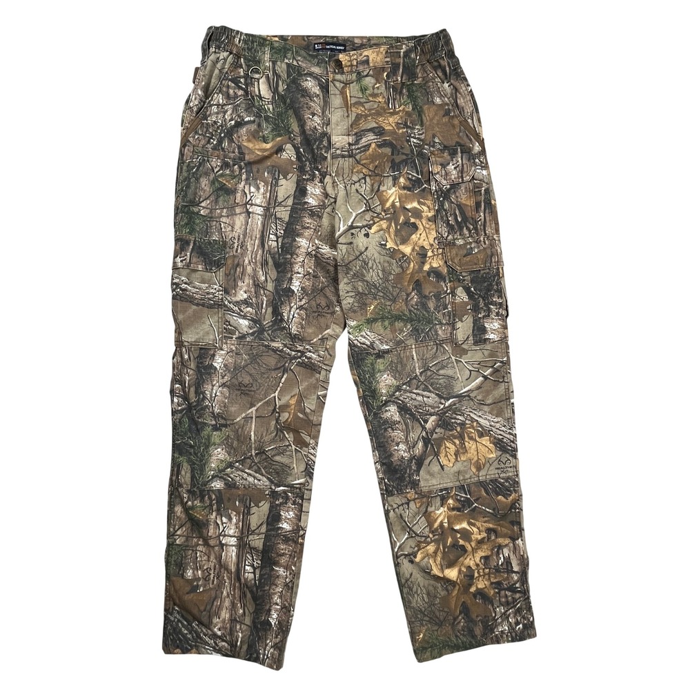 5.11 Tactical Cargo Pants Mens 36x32 Camo Realtree Xtra Ripstop 74409